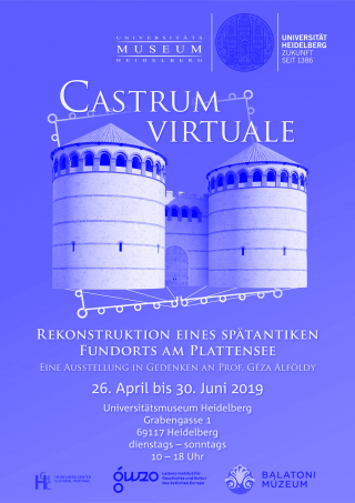 Plakat zur Ausstellung Castrum Virtuale