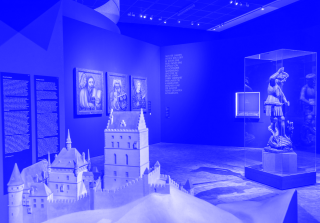 Blick in die Ausstellung Karl IV. im GNM Nürnberg