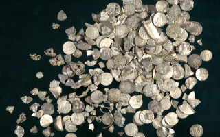 Hacksilver from a hoard found by Cortnitz